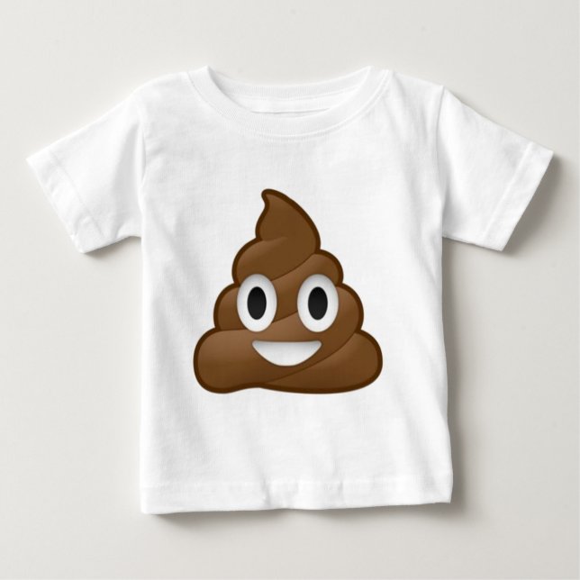 Camiseta Para Bebê Tombadilho de sorriso Emoji (Frente)