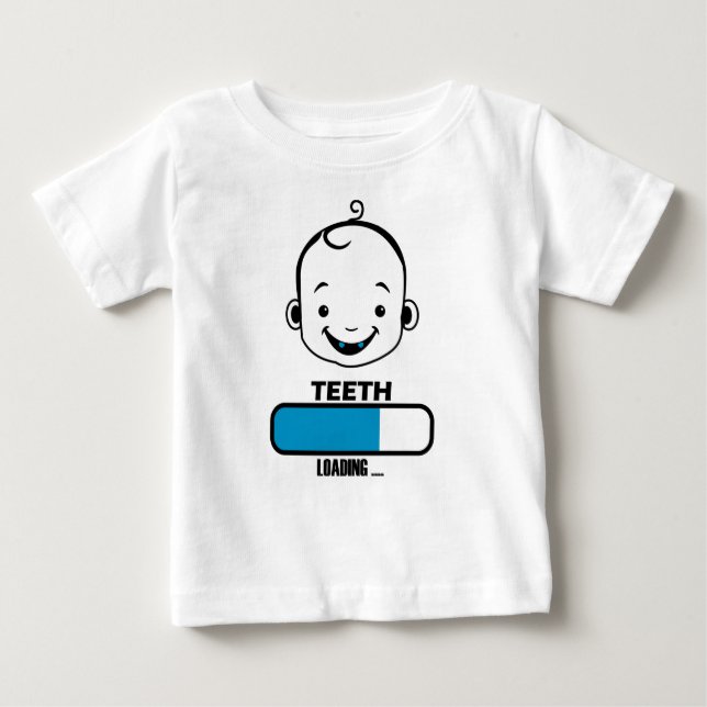 Camiseta Para Bebê tooth loaded first lost baby child funny (Frente)
