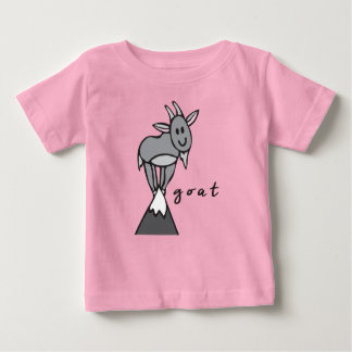 Camiseta Para Bebê Topo do Bebê de Cabra ou Camisa-T (com base inferi