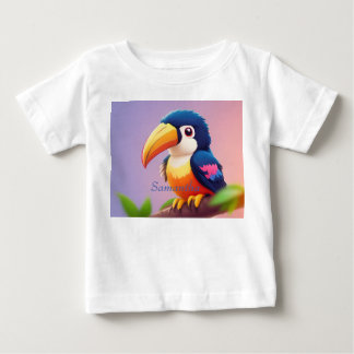 Camiseta Para Bebê Toque Azul