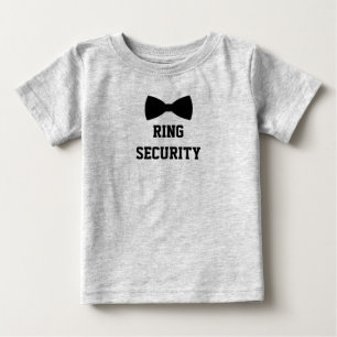 Camiseta Para Bebê Toque de Segurança do Anel de Segurança. T-shirt b