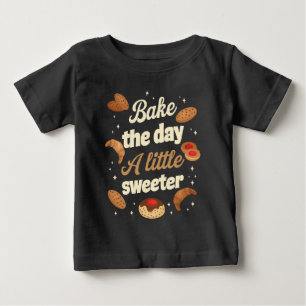 Camiseta Para Bebê Torne o dia um pouco mais doce