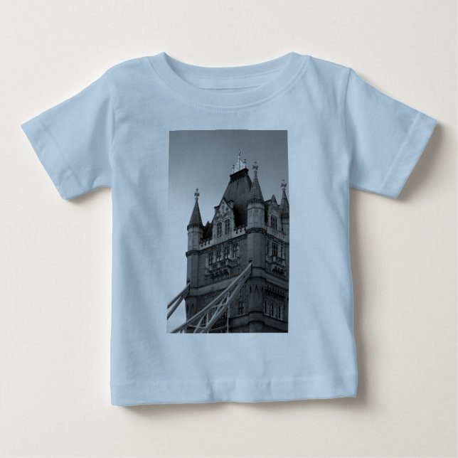 Camiseta Para Bebê Torre de Londres Ponte Close-up (Frente)