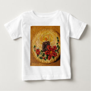Camiseta Para Bebê Torta da vela