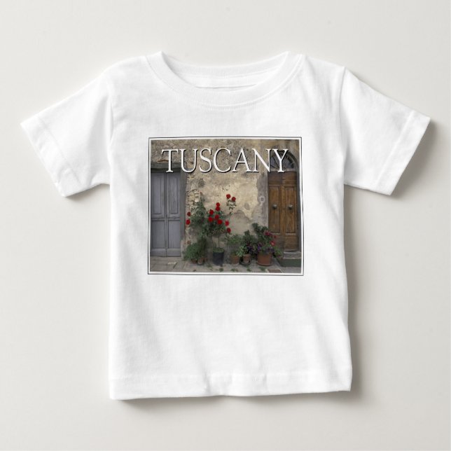 Camiseta Para Bebê Toscana, Itália | Porta do Tuscan (Frente)
