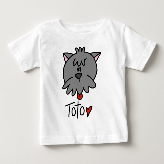 Camiseta Para Bebê Toto (Frente)