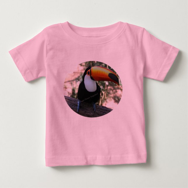 Camiseta Para Bebê Toucan (Frente)
