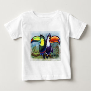 Camiseta Para Bebê Toucans