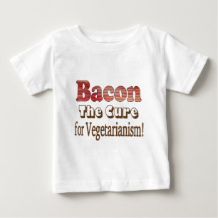 Camiseta Para Bebê Toucinho Vegetariano