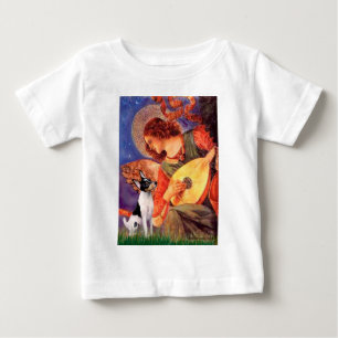 Camiseta Para Bebê Toy Fox Terrier - Anjo da Mandolina
