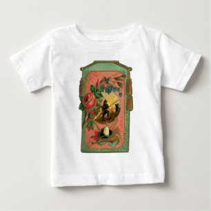 Camiseta Para Bebê Trabalho de arte do Bombeiro Bombeiro Vintage de 1