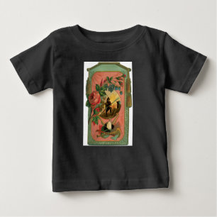 Camiseta Para Bebê Trabalho de arte do Bombeiro Bombeiro Vintage de 1