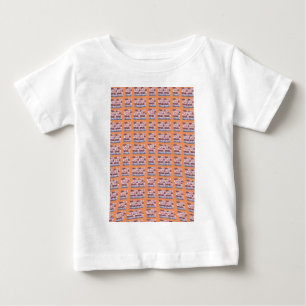 Camiseta Para Bebê Trabalho de arte único e elegante com padrão cardí