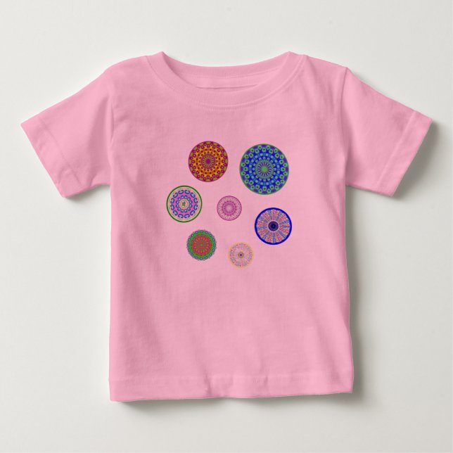 Camiseta Para Bebê Trabalho do bebê (Frente)