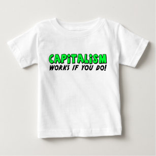 Camiseta Para Bebê Trabalhos do capitalismo