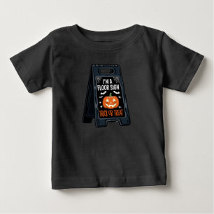 Camiseta Para Bebê Traço ou sinal de chão de bico preto