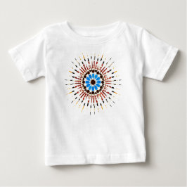Camiseta Para Bebê Traditional Moroccan Zellige