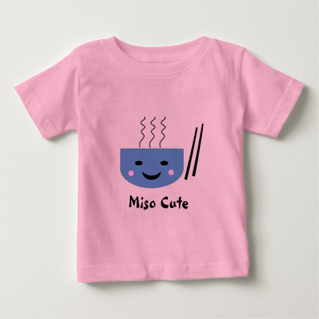 Camiseta Para Bebê Traje de corte Miso Cute com tutu (Frente)