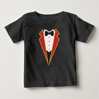 Camiseta Para Bebê Traje do circo do entretenimento do Ringmaster do
