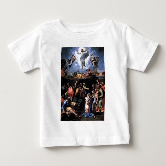 CAMISETA PARA BEBÊ TRANSFIGURAÇÃO DO JESUS (Frente)