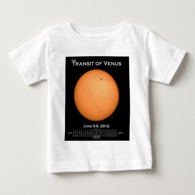 Camiseta Para Bebê Trânsito de Venus 2012 (Frente)