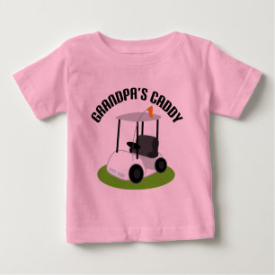 Camiseta Para Bebê Transportador dos vovôs (golfe)