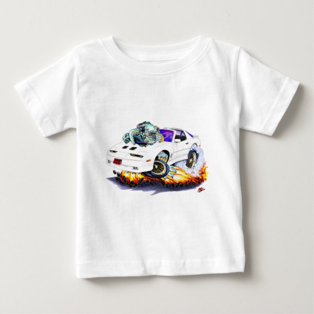 Camiseta Para Bebê Transporte 1982-92 Am Turbo branco GTA (Frente)