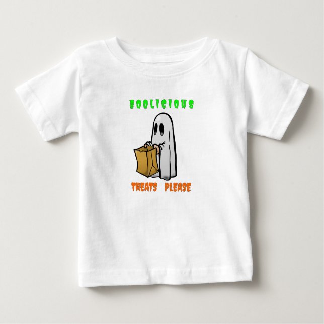 Camiseta Para Bebê Tratamentos Booliciosos, por favor (Frente)
