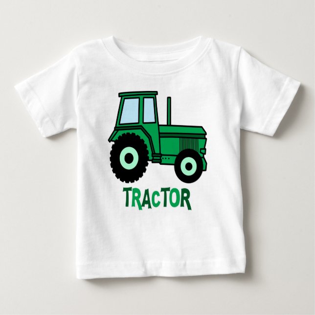 Camiseta Para Bebê Trator (Frente)