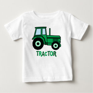 Camiseta Para Bebê Trator