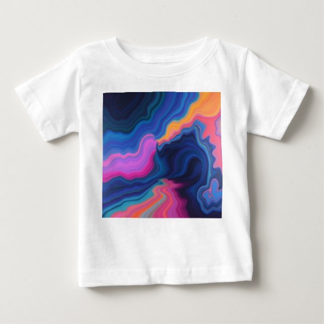Camiseta Para Bebê  Traumplanet der Farben – Jenseits der Realität (Frente)
