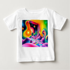 Camiseta Para Bebê  Traumplanet der Farben – Jenseits der Realität