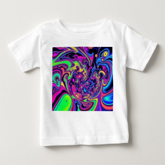 Camiseta Para Bebê  Traumplanet der Farben – Jenseits der Realität (Frente)
