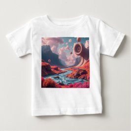 Camiseta Para Bebê  Traumplanet der Farben – Jenseits der Realität