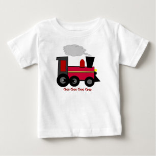 Camiseta Para Bebê Trem de Choo Choo