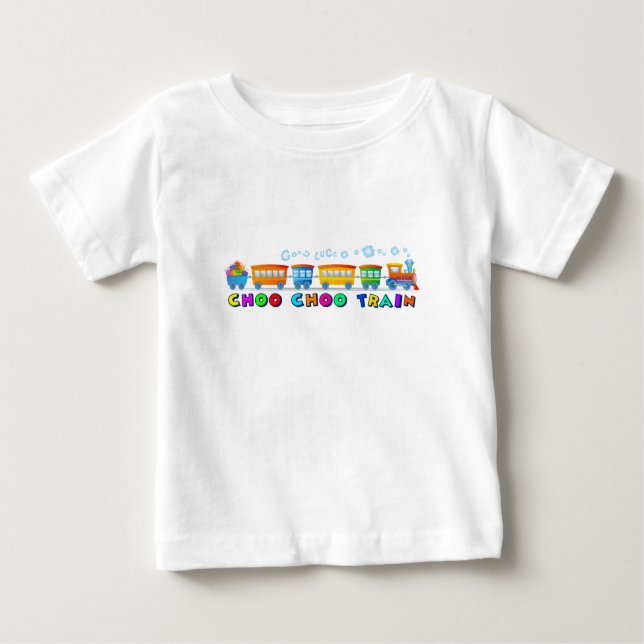 CAMISETA PARA BEBÊ TREM DE CHOO CHOO (Frente)