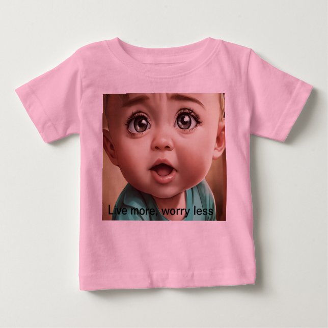 Camiseta Para Bebê Trendiest Baby Fine Jersey T-Shirts nos EUA (Frente)