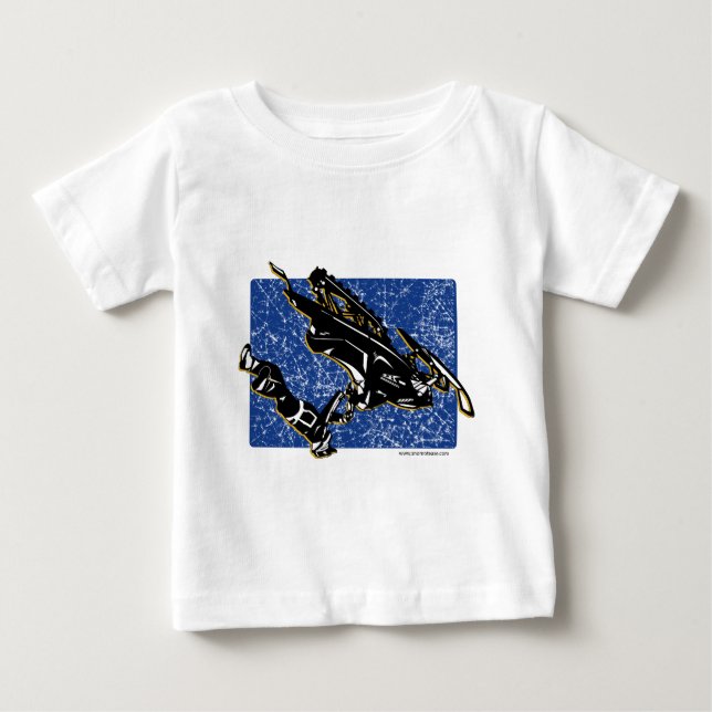 CAMISETA PARA BEBÊ TRENÓ-GRAVITACIONAL (Frente)