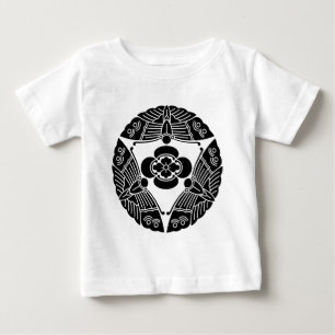 Camiseta Para Bebê Três borboletas com mokko