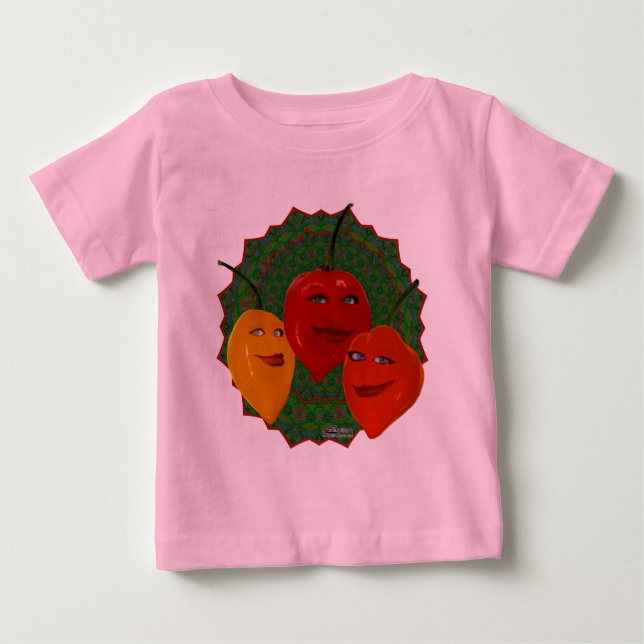 Camiseta Para Bebê Tres Habaneras (Frente)