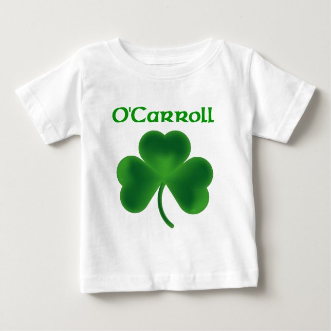 Camiseta Para Bebê Trevo de O'Carroll (Frente)