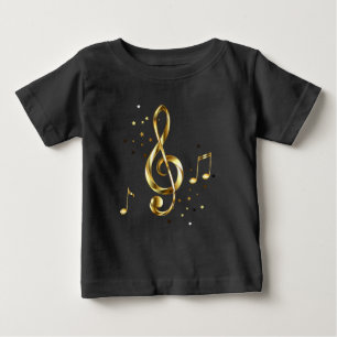 Camiseta Para Bebê Trevo de Ouro Música