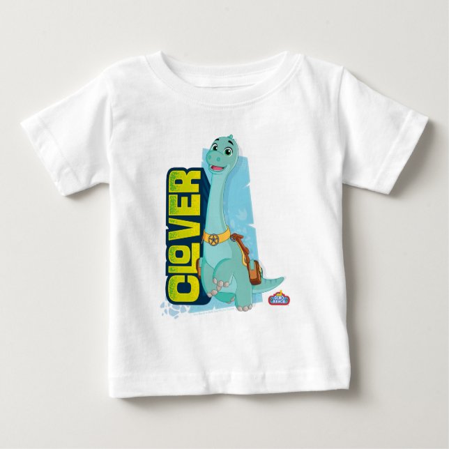 Camiseta Para Bebê Trevo | Dino Ranch (Frente)