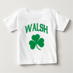 Camiseta Para Bebê Trevo do irlandês de Walsh