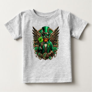 Camiseta Para Bebê Trevo-palhaço do Dia de São Patrício
