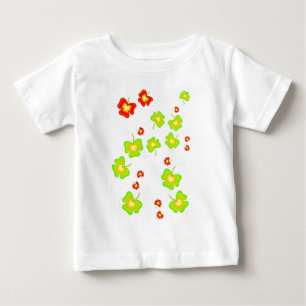 Camiseta Para Bebê Trevos afortunados