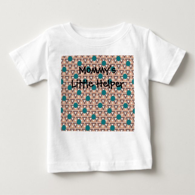 Camiseta Para Bebê Triângulo Inclinação (Frente)