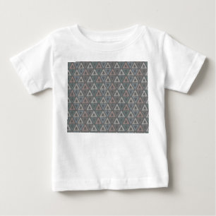 Camiseta Para Bebê Triângulos Escandinavos