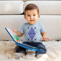 Triângulos Geométricos Azuis