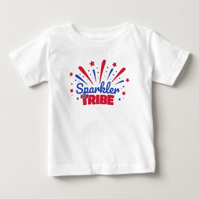 Camiseta Para Bebê Tribo Sparkler (Frente)
